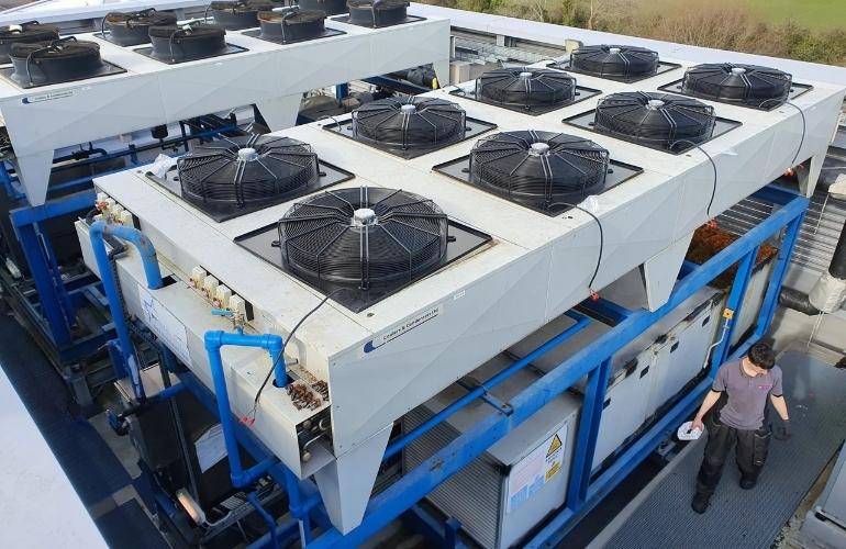 Hydraulic Oil Chiller Cooling Fan