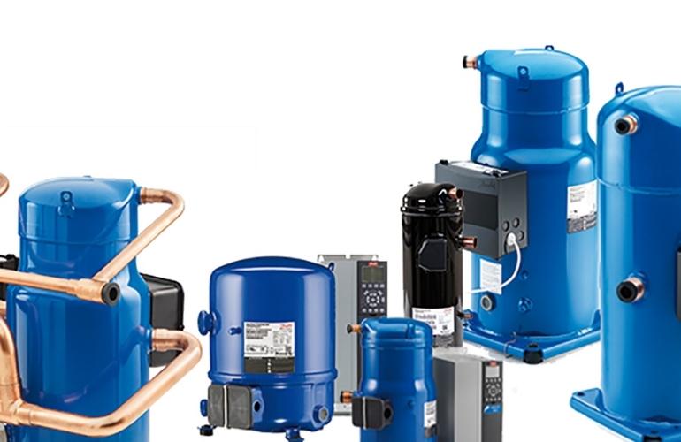 A Variety of hermetic scroll Compressors for laser chiller