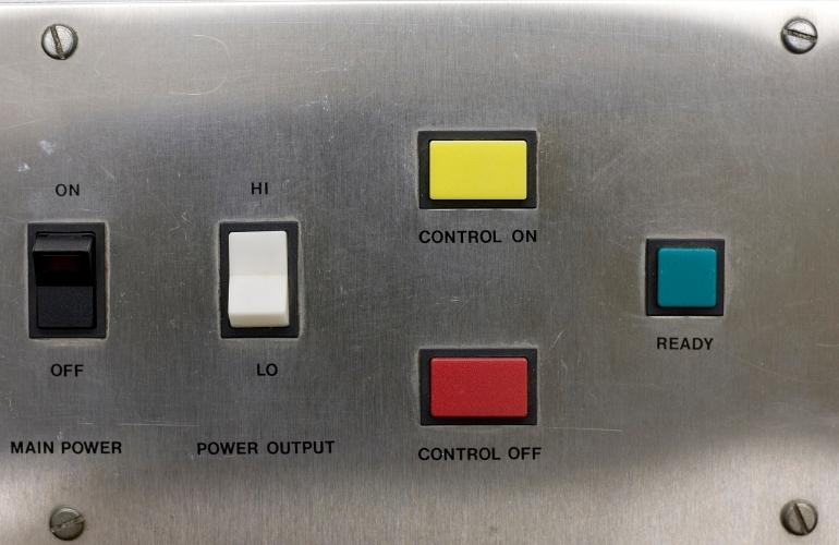 Coolant Chiller Control Panel