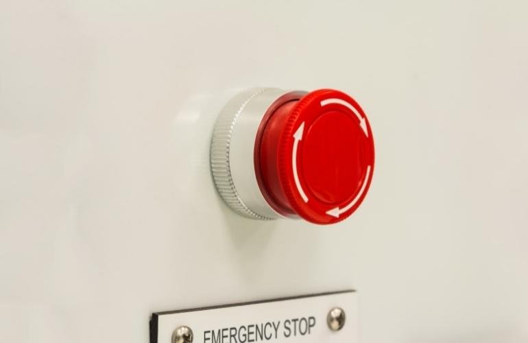 Scroll Chiller Emergency Stop Switch