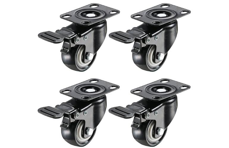 Lockable Heavy Duty Caster Wheels for Small Chiller